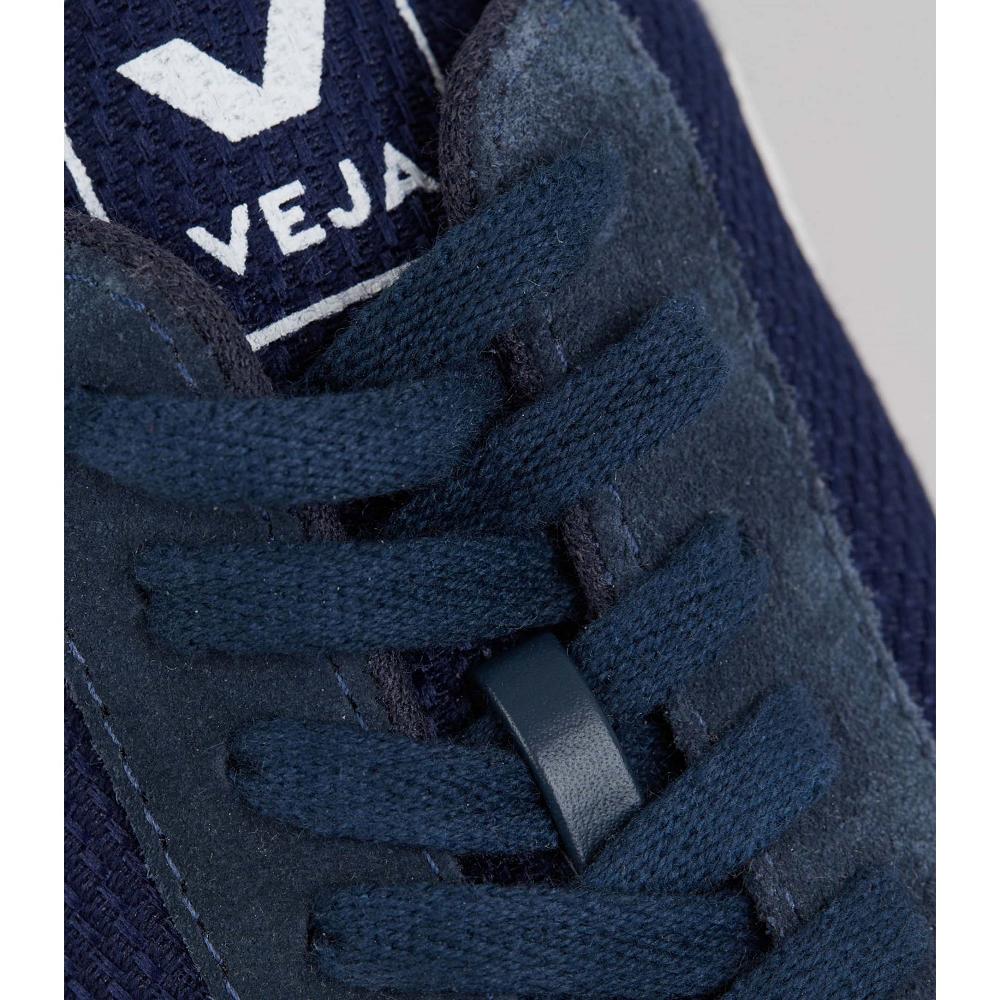 Veja LACES ORGANIC COTTON Men's Shoes Blue | NZ 206GSO